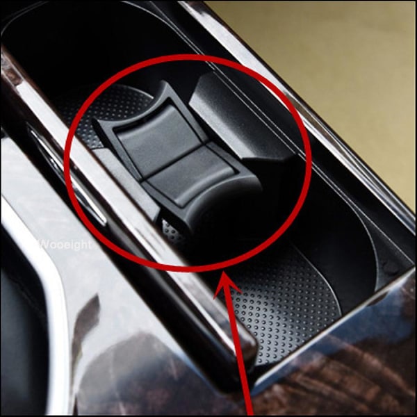 Wooeight 1pc Car Center Console Insert Cup Flaske Drink Divider Holder til Toyota Camry 2006-2017 Highlander Prado - Drikkeholdere For Lexus ES 0612