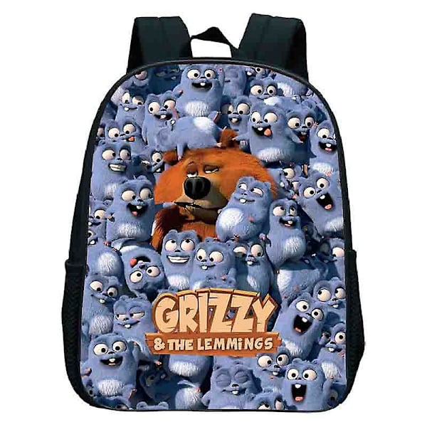 Sunlight Grizzy Bear Reppu Lasten Päiväkoti Koulukassit Lasten Sarjakuva Grizzy And The Lemmings Reppu Lasten Kirjalaukut 2