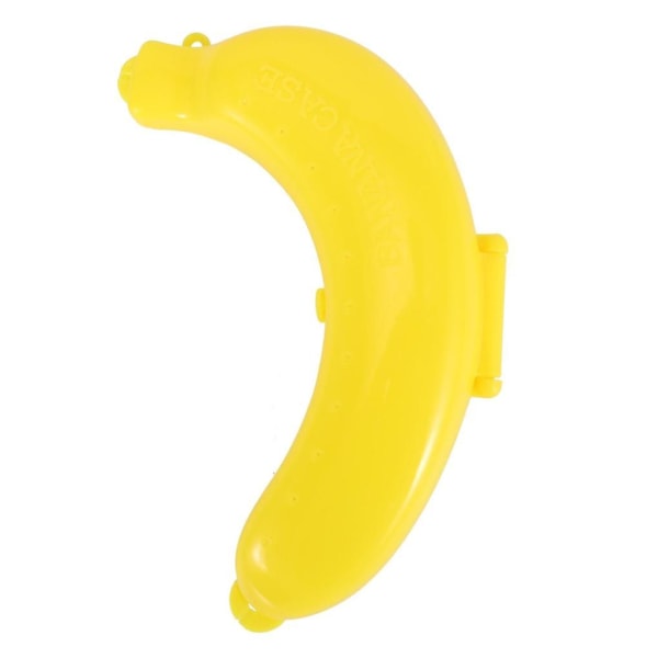 Søt frukt Banan Protector Box Holder Case Lunsj Container Oppbevaring Banan Case Plast