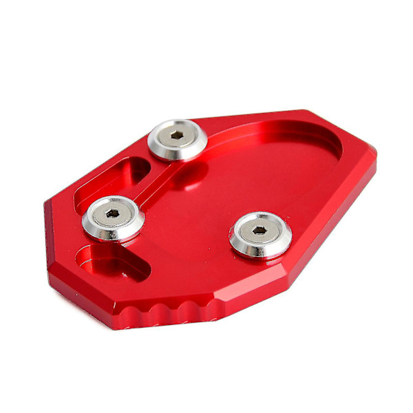 Til 2014-2016 Yamaha Mt-07 Mt07 Kickstand Enlarge Pad Side Stand Extension Plate Til Yamaha Fz6r Xj6/ Abs 2009-2015-yvan Red