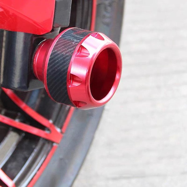2 stk aluminiumslegering motorcykler faldbeskytter Eksplosionssikker forgaffelkopper skydere Crash Universal Moto Safty tilbehør - faldbeskyttelse 9