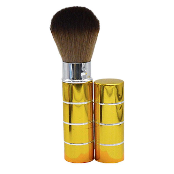 Kannettava sisäänvedettävä kahva meikkiposkipunasivellin Kabuki Brush Pehmeä kasvojen mineraalimeikkivoide poskipunasivellin Kosmetiikka Matkailu