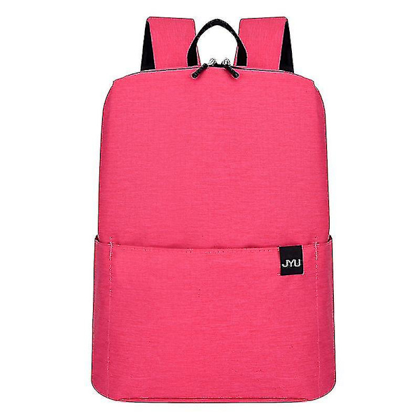 Casual Kvinnor Män Vattentät ryggsäck Bärbar Reseskola Laptopväskor Studentryggsäck Flerfärgad Kvinnlig dragkedja Ryggsäckar Rose Red