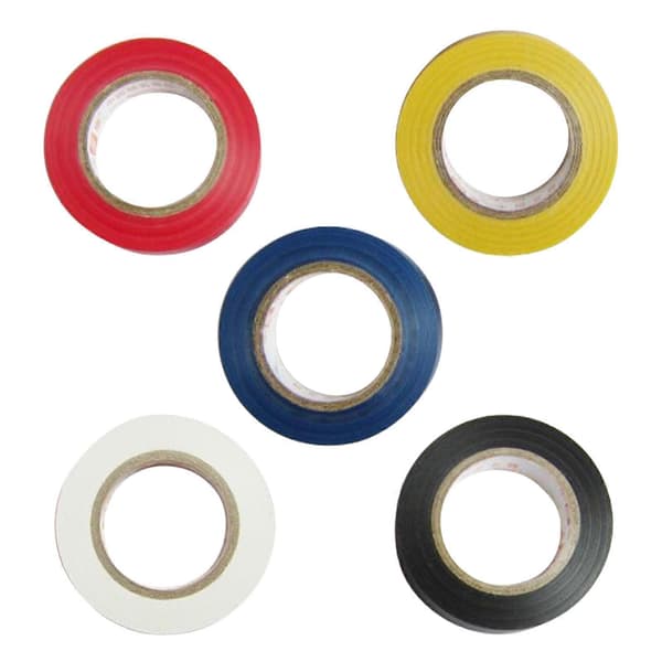 5 rullar racketgrepp avslutningstejp övergreppsförseglingstejp tennis squash racket grepptejp racket tillbehör gul Yellow