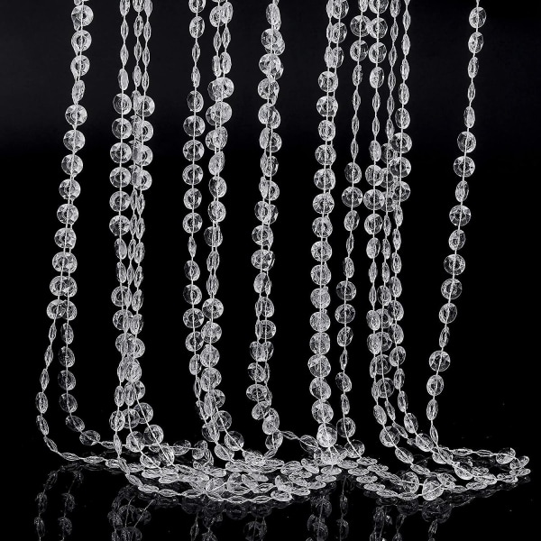 Crystal Bead Garland 30 metriä Diamond Garland Akryylihelmet Rolls