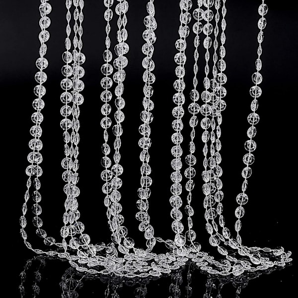 Krystalperlekrans 30 meter diamantkrans Akrylperlerruller