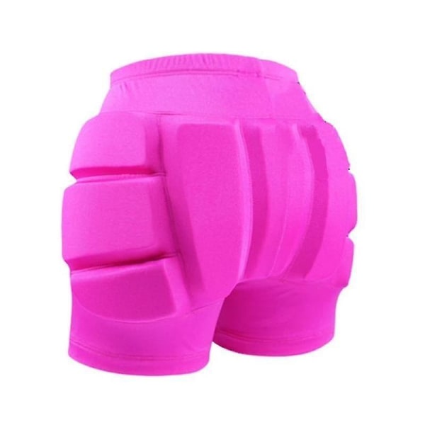 Taitoluistelu Lonkat Protector Pad Urheiluturvallisuussuoja shortsit Pink XL