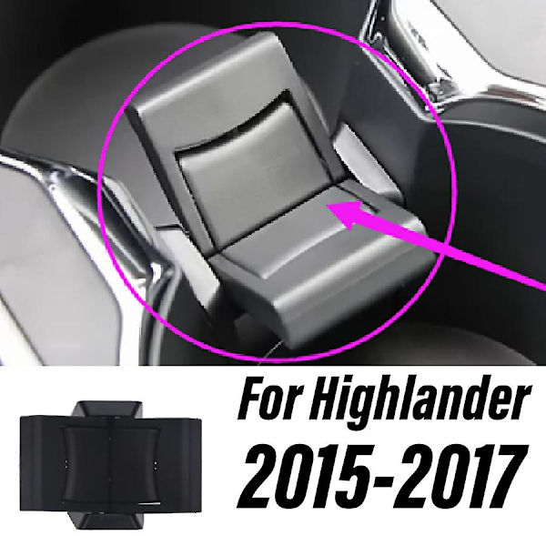 Wooeight 1st Car Center Console Insert Cup Flaska Dryckesavdelare Hållare För Toyota Camry 2006-2017 Highlander Prado - Dryckshållare For Highlander 1517