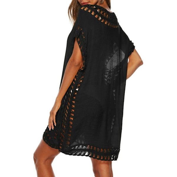 Badedragt Cover Ups Swim Cover ups til Plus Women Batwing ærmer