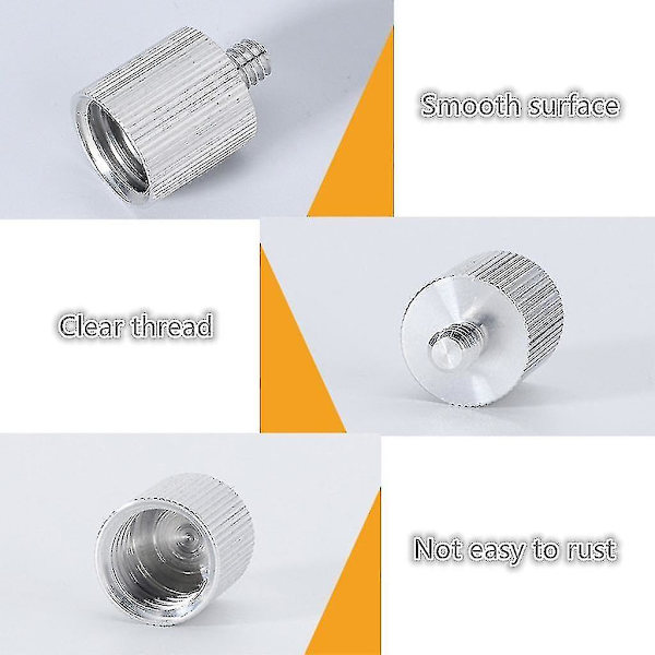 5/8 till 1/4 adapter hona till hane mikrofon skruvadapter mikrofonstativadapter