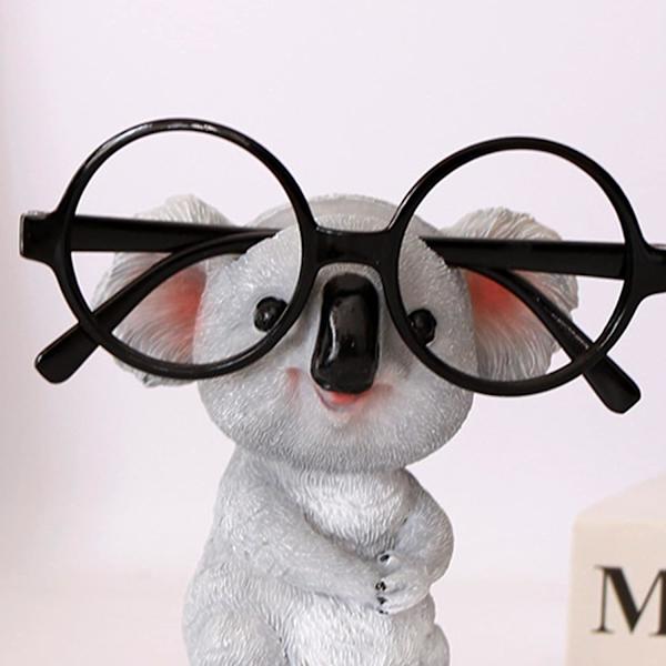 Sød koala brille stel harpiks dyrestatue solbriller briller display stand desktop dekoration boligdekoration