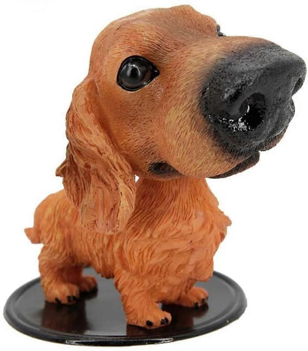 Bobble Head Hunder Bobbing Heads Bil Dash Valp Bilpynt (Dachshund)