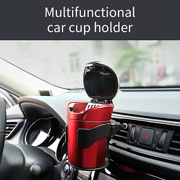 Billuftuttak Koppholder Vent Drikkevann Kaffeflaskeholder Boksholdere Holdere Drikkebegermonteringsstativ Biltilbehør - Drikkeholdere 2pcs