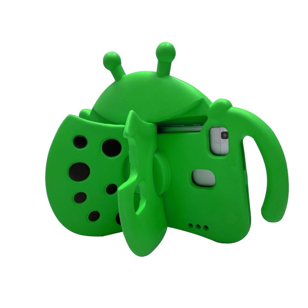Kid Ladybug- case för Samsung Galaxy Tab A T290 T295 2019 8 tum, stöd för kraftigt stötsäkert cover Green