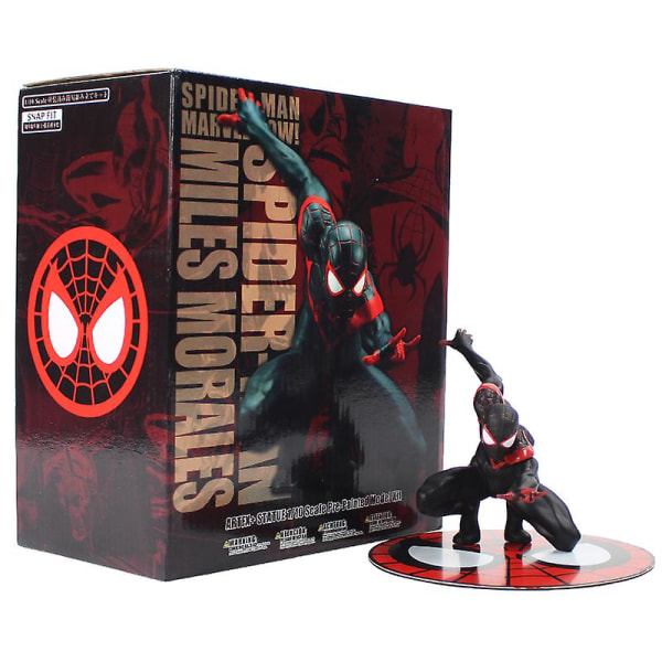 11 cm Avengers Super Hero Spiderman Miles Morales Artfx + Statue 1/10 Skala Formalet Model Kit Pvc Figur Collection Dukkelegetøj