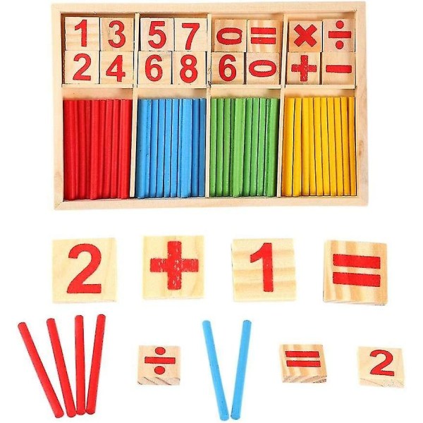 Barnas tallstokkleker i tre Førskoleberegning Matematikk pedagogiske leker