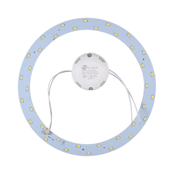 18w 220v 5730 Smd Circle Light Led Panel Rund taklampa Styrelse Byte av glödlampa Varm vit