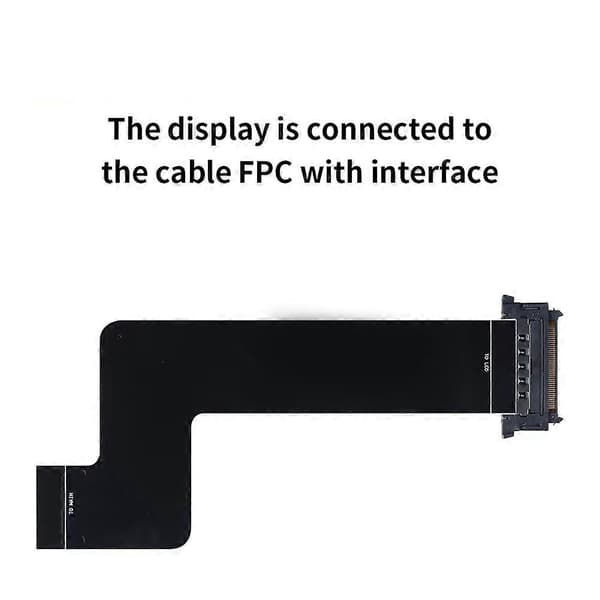 Til Creality K1max Display Skærm Tilslutningskabel FPC med Interface K1 MAX 3D Printer Reservedele Svart