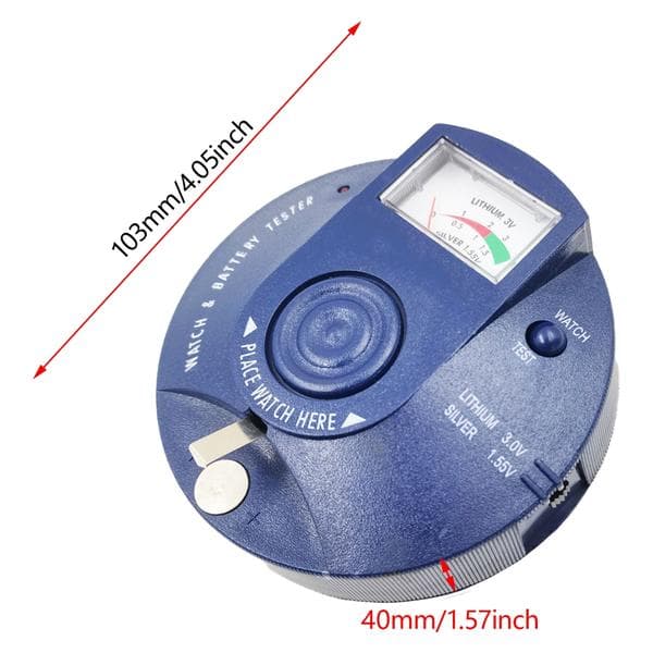 Efficient 1.5V 3V Button Battery Tester For Watchmakers Watch Repairers Maintenance