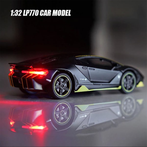 1:32 Lamborghini Centenario Lp770-4 Diecast Sound&light Alloy Automalli Lelu Syntymäpäivä Uuden Vuoden lahjat