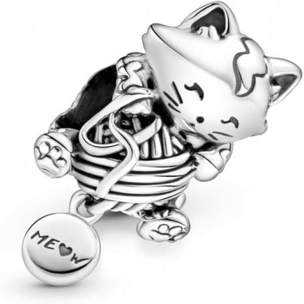 Charm PANDORA 799535C00 Killing og Garnnøgle, Sterlingsølv, Ingen Ædelsten