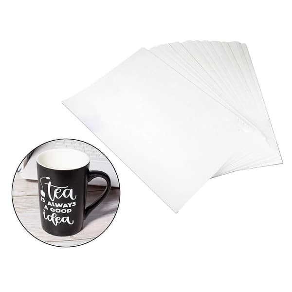 Transferpapper Värmeöverföringspapper A4 Bläckstråleskrivbart Papper Värmetyg White 100Pcs