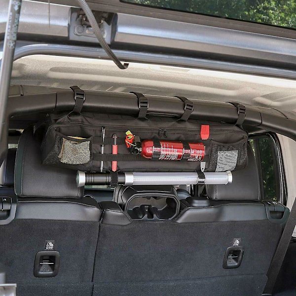 Roll Bar Storage Bag Organizer För Wrangler Lj Tj Jk Jl Gladiator Jt Multifickor & Organizers & T