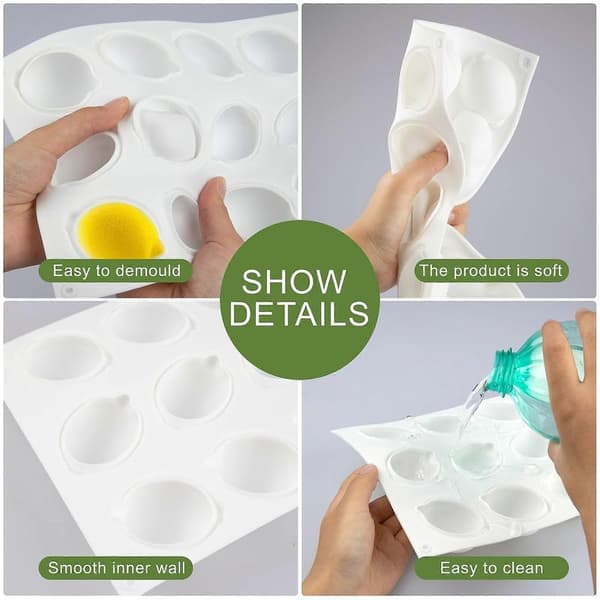 Citron Silikonform Bakning Kakor Desserter - 15 Hålrum -FD-