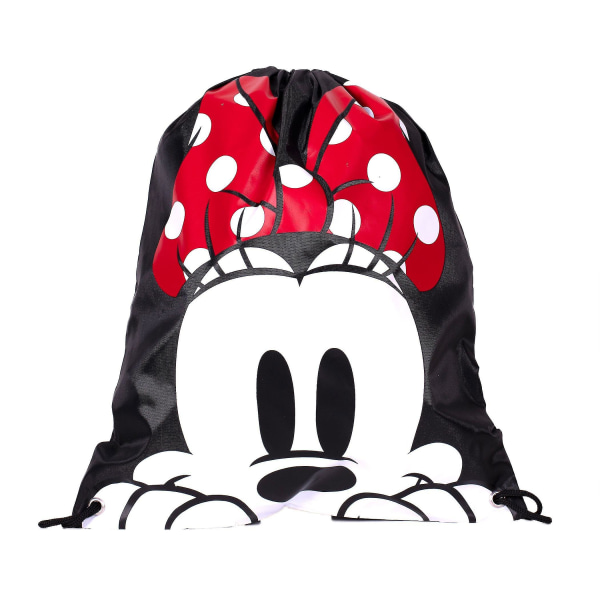 Minnie Mouse Face Drawstring Bag_y
