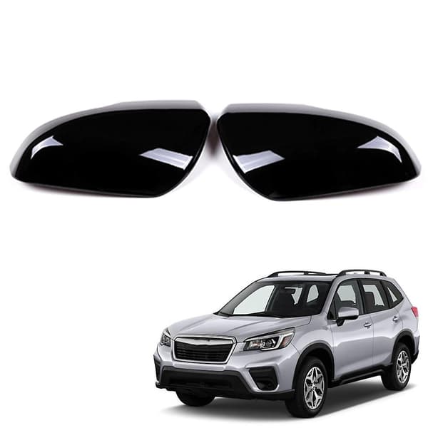 Bil Blank Sort Bakspejl Dæksel Trim Ramme Sidespejlskapper Til Forester Outback Legacy Xv 2