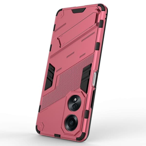 Til Oppo A58 4g Deksel Pc+tpu Støtsikkert Stativ Telefondeksel Rose