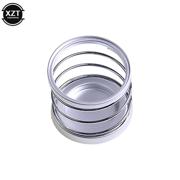 Høykvalitets Auto Spring Cup Holder Drikkeholder Telefonholder Biltilbehør Interiør Bærbar Universal Car Organizer Oppbevaring| | Silver