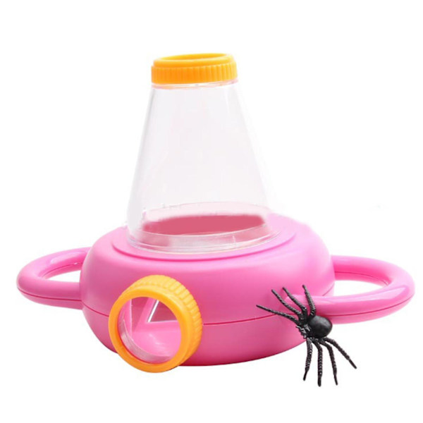 Bug Viewer Mikroskop Insect Viewer Forstørrelsesglas Videnskab Pædagogisk Legetøj Børn Pink