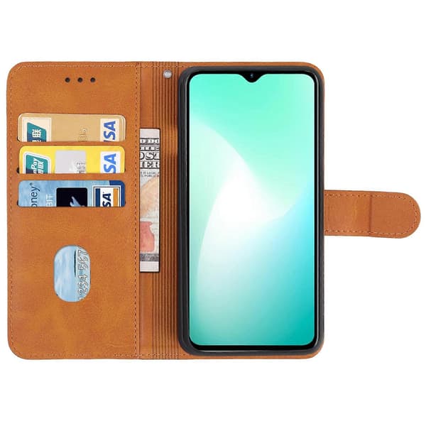 Läderfodral för Infinix Hot 11 Play Brown