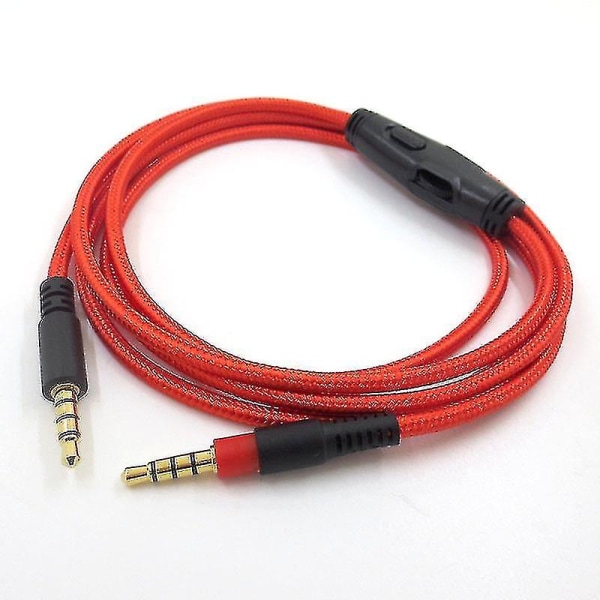 Erstatningslydkabel for Kingston Hyperx Cloud Ii / Hyperx Cloud Alpha Red