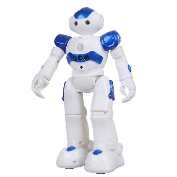Kid Intelligent Smart Robot Gesture Sensing Programmerbart legetøj Rc Robot Xmas Kids blue