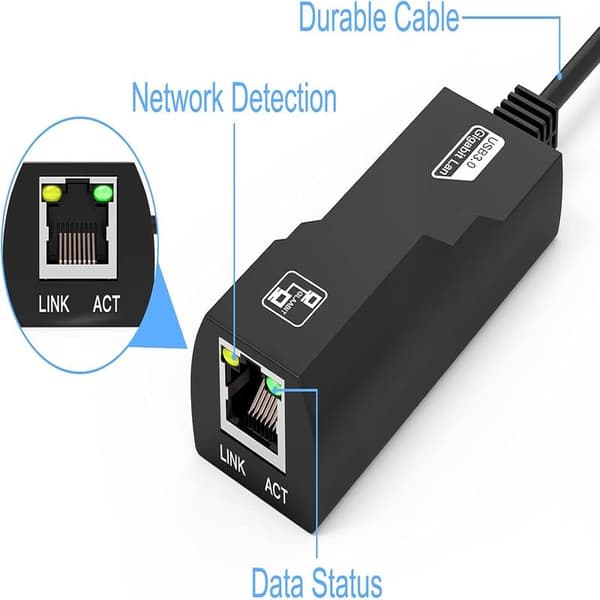 USB Ethernet-adapter, USB 3.0 til RJ45 Ethernet-adapter, Netværk 1