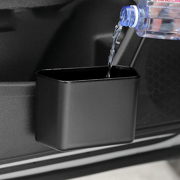 Auton roskakori Riippuva ajoneuvon case säilytyslaatikko black