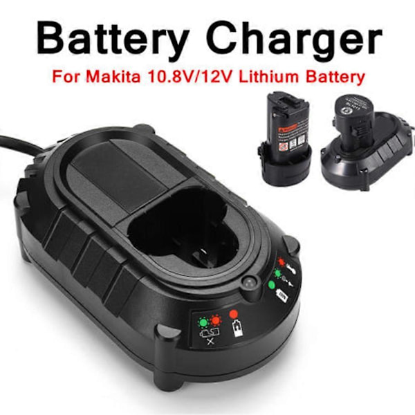 Batteriladdare för BL1013 BL1014 10.8V-12V Litiumjonbatterier DC10WA Elektrisk Borr Skruvdragare Verktyg