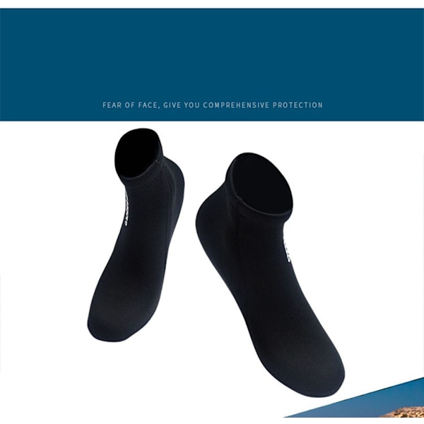 Dykkerstrømper Neoprenstrømper SORT black M