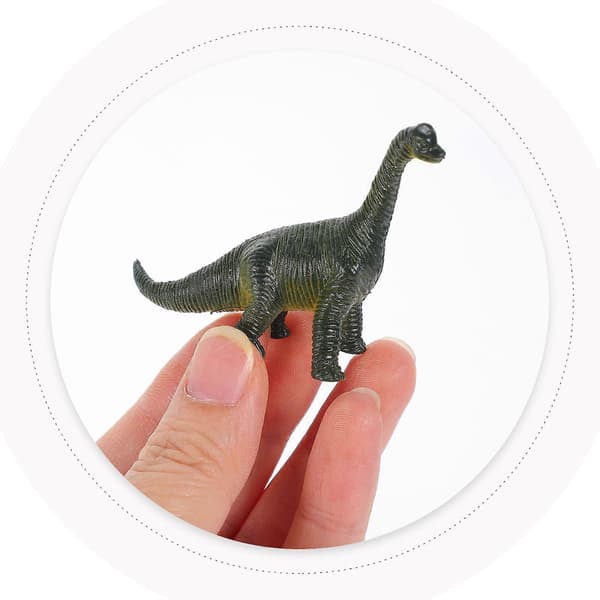 Mini dinosaurlegetøj dinosaurfigur til dekoration 1 sæt assorterede farver