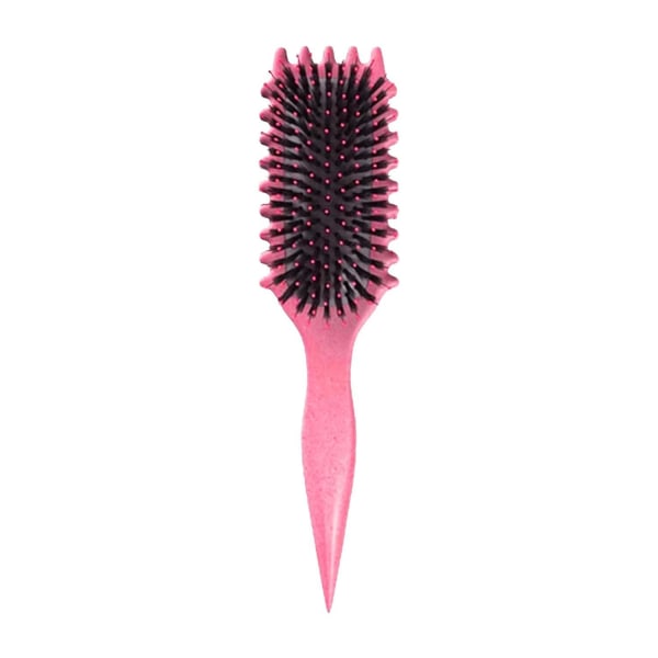 Curly Hair Brush - Boar Bristle Hair Brush Stylingbørste for å løsne, forme og definere krøller Hårbørste, etterlater håret skinnende og glatt