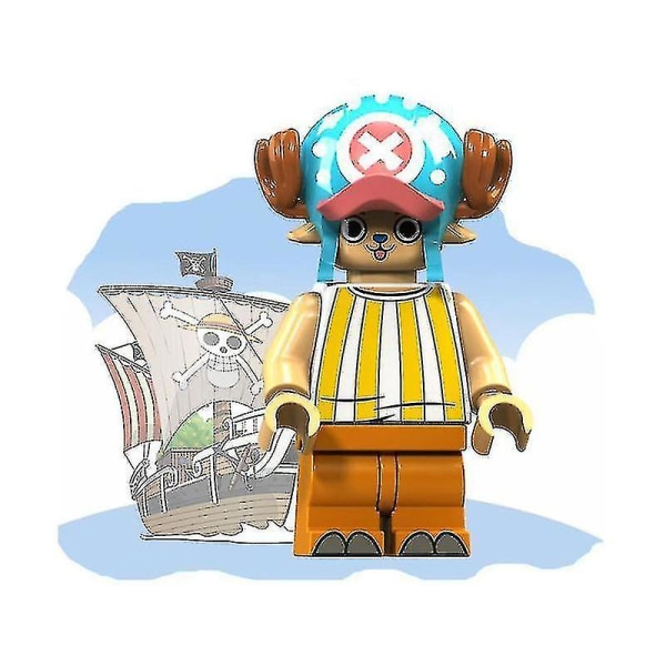 15 stk One Piece Luffy, Jobana Mesabo Robin Shanksbrook Samlet byggesten minifigur legetøj