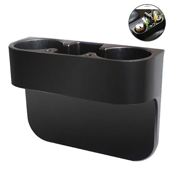 Automukin pidike Automaattinen istuinväli Vesikuppi juomapullo tölkki CAN avaimet Organizer säilytysteline Teline Auton muotoilutarvikkeet - Juomatelineet Coaster 2pcs