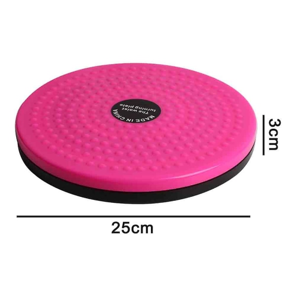 Body Sculpting Twist Board Fitness Slankemaskin Roterende brett Kvinne Twisting Exercise Pink