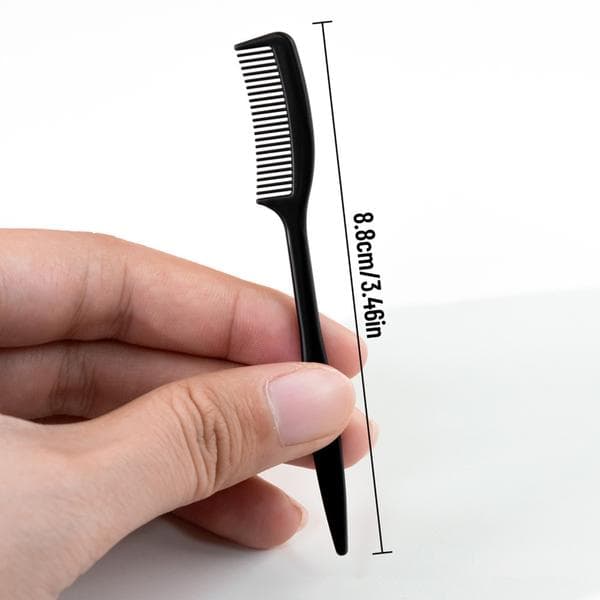 Miniature Eyebrow Eyelash Comb Plastic Eyelash Care Tool Compact 10pcs