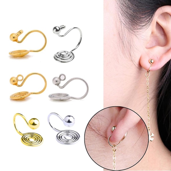 Clip-on øreringe konvertere erstatninger for Clip On smykker fund