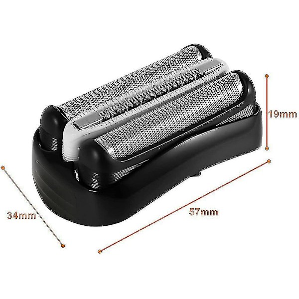 Rakhuvud för Philips S5000 S5370 S5571 S5420 S5140 S5078 -svart