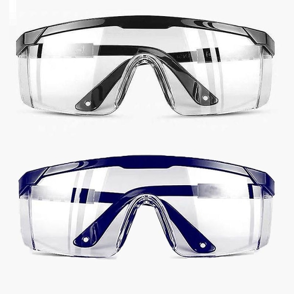 Anti-splash Øjenbeskyttelse Arbejde Sikkerhedsbriller Vindtætte Støvtætte beskyttelsesbriller Optisk linseramme Cykelbriller Briller| | Black