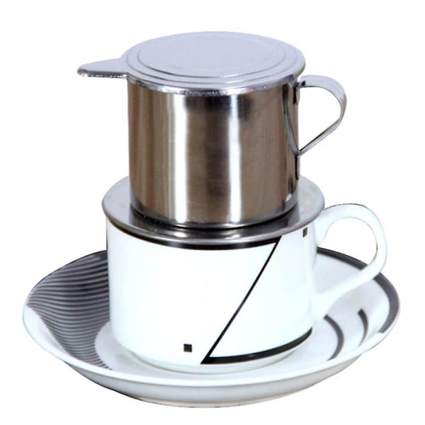 50/100 ml vietnamstil rostfritt stål kaffedroppfiltermaskinskruka Infusionskopp A 50ML